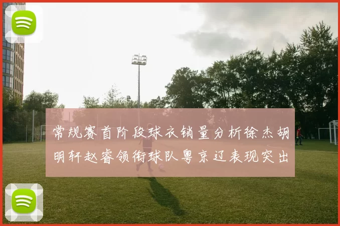 常规赛首阶段球衣销量分析徐杰胡明轩赵睿领衔球队粤京辽表现突出